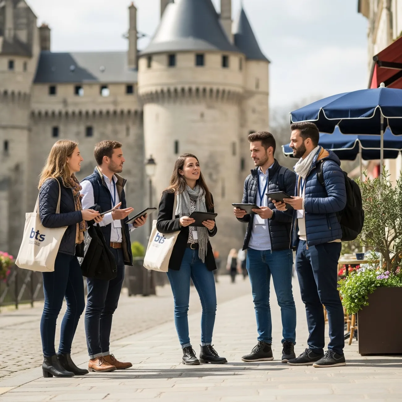 Second groupe d'élèves en BTS tourisme